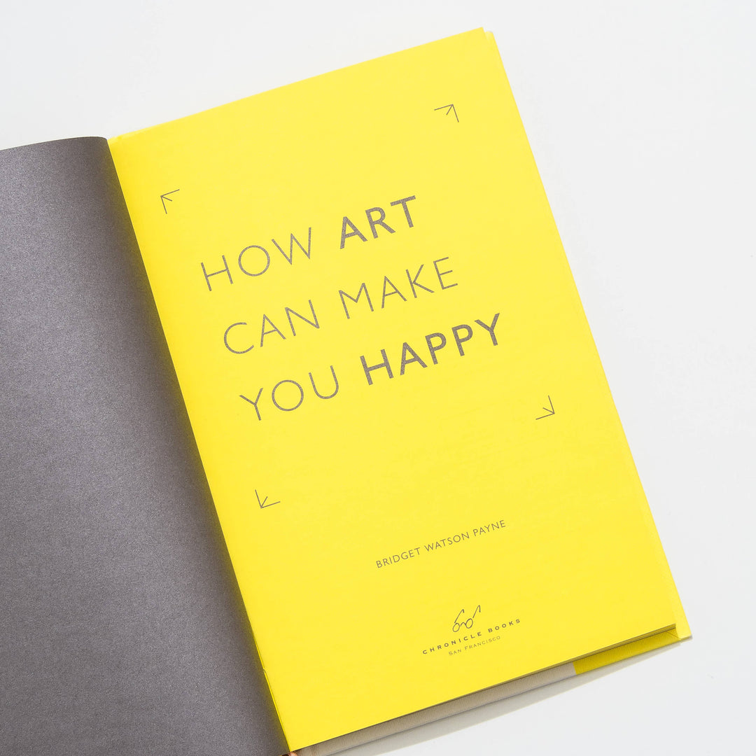 How Art Can Make You Happy paperback book for creative self-care and soul nourishment