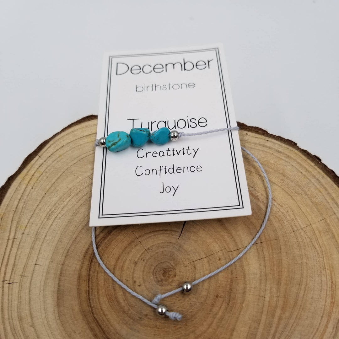 Handmade May Birthday Stone Green Aventurine natural stone bracelet with gift card