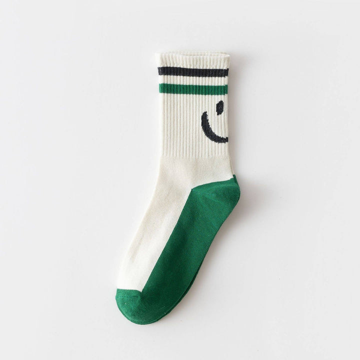 Smiley Crew Socks For Women