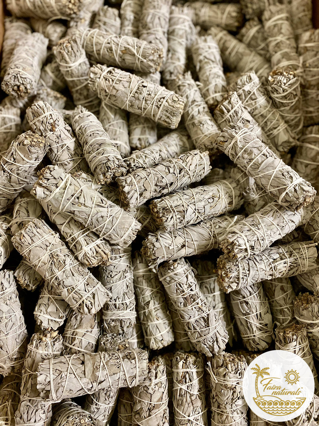 California White Sage Bundle 4 inch handcrafted smudge stick for energy cleansing rituals