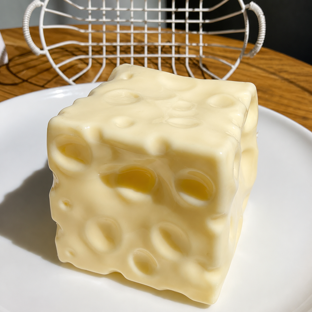 2.8" Cheese Block Squishy Stress Toy