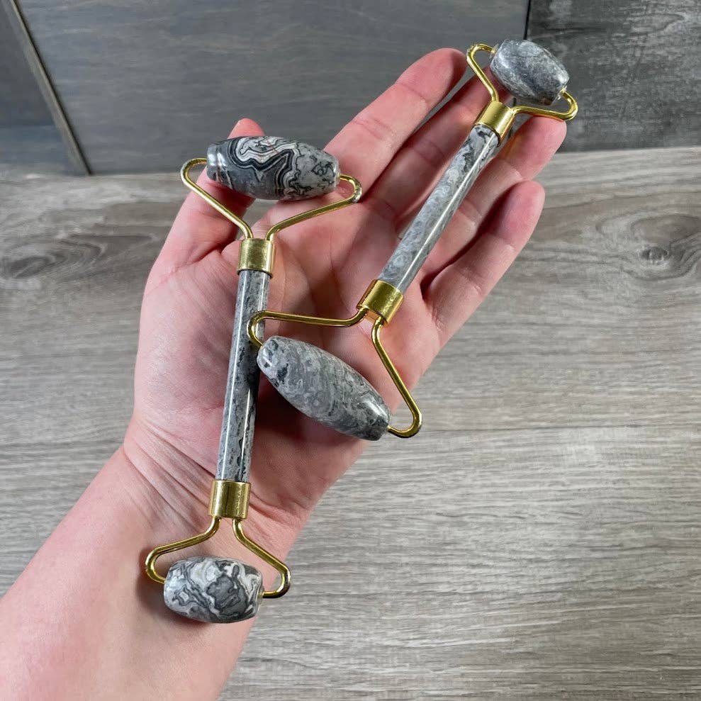 Gemstone Facial Rollers for Skincare