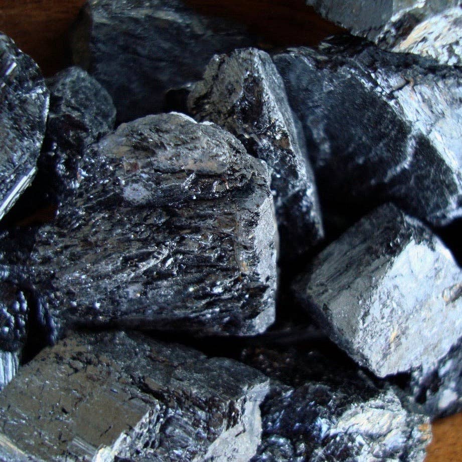 Raw Black Tourmaline Rough crystal for grounding protection and spiritual healing energy
