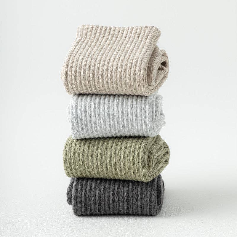 Solid Color Yoga Grip Socks in pink for mindful movement and coastal studio wear