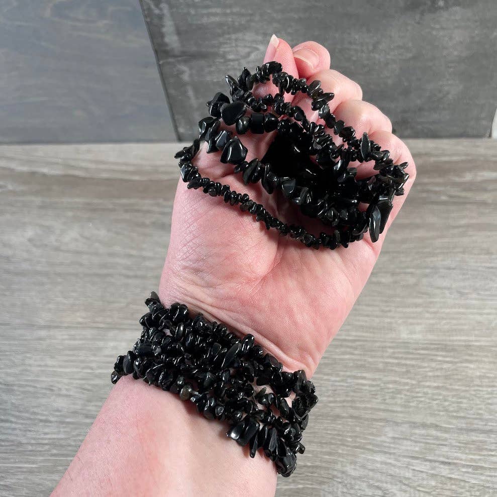 Healing Crystal Chip Bracelets