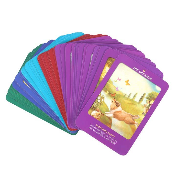 Animal Guides Tarot Deck by Radleigh Valentine with 78 soulful spiritual cards