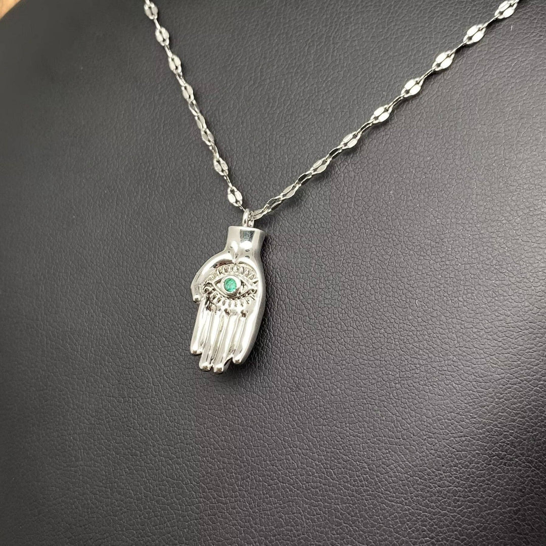 Hamsa | Hand of Fatima 18K Gold Plated Necklace