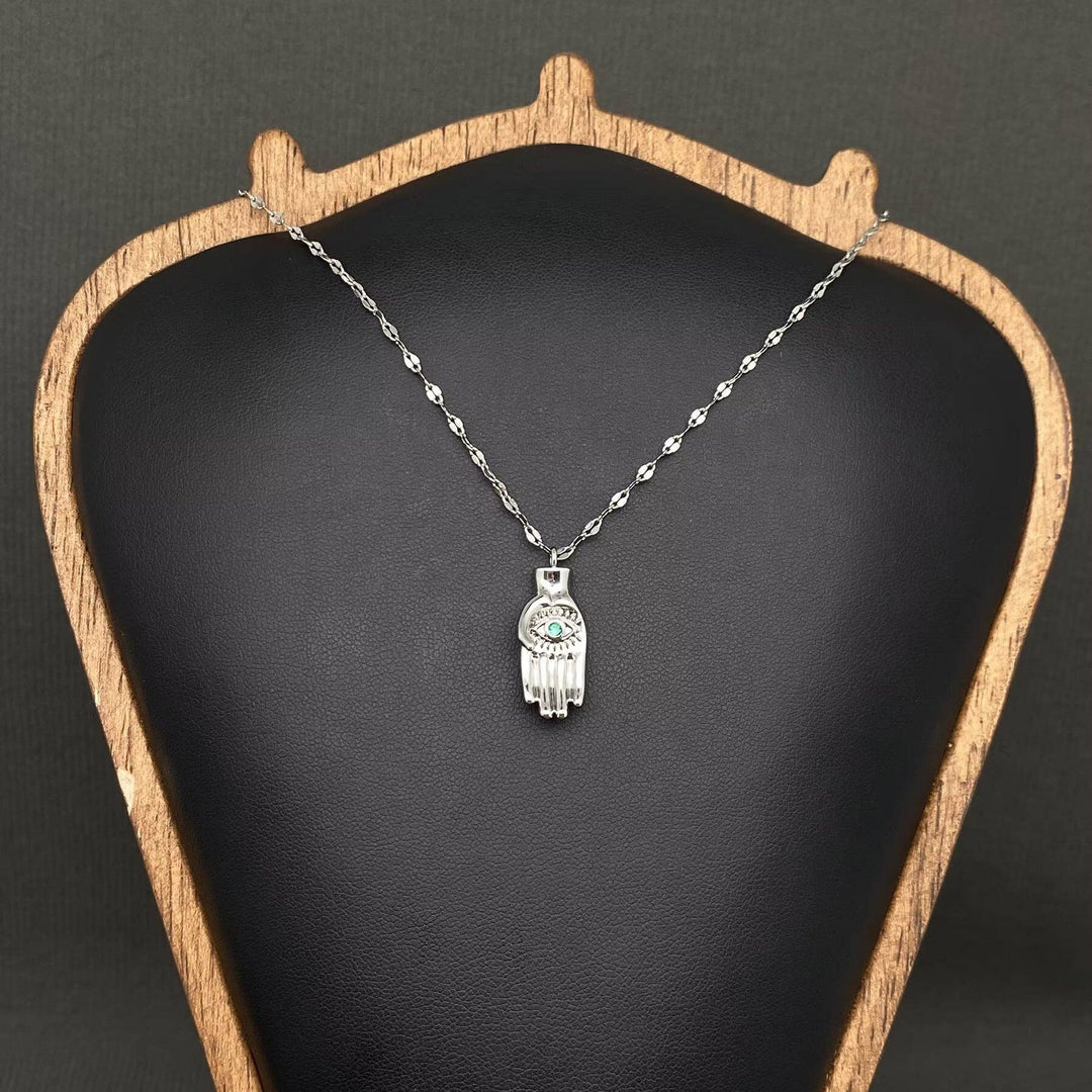 Hamsa | Hand of Fatima 18K Gold Plated Necklace