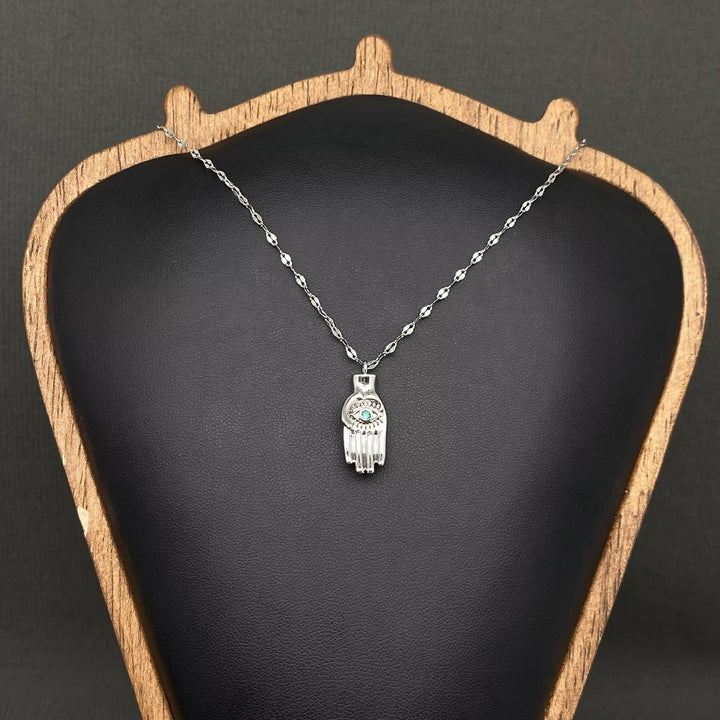 Hamsa | Hand of Fatima 18K Gold Plated Necklace