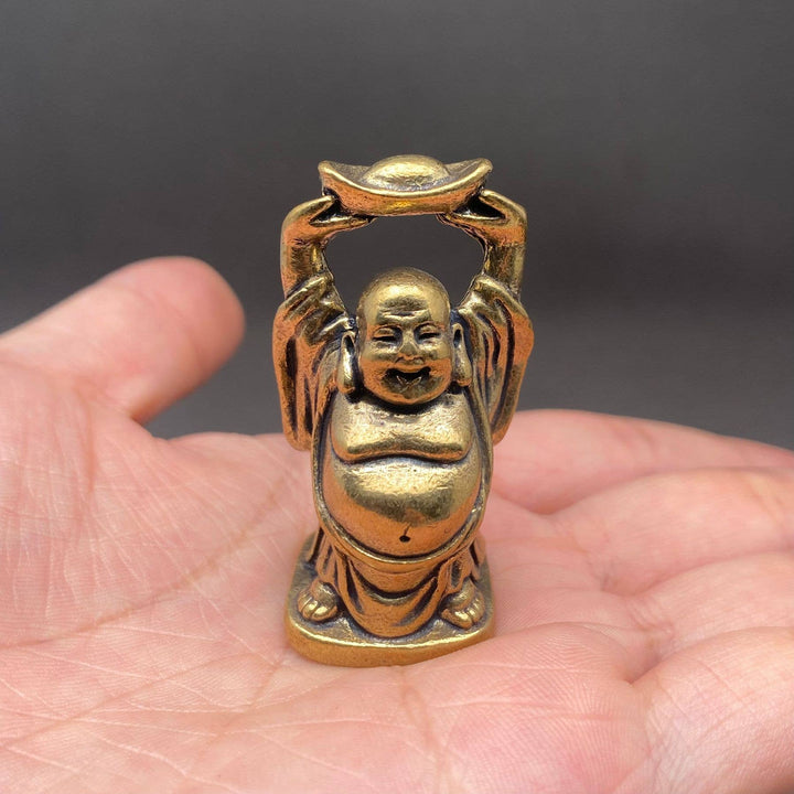 Brass Maitreya Buddha Decoration Ornament