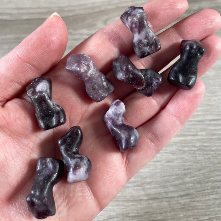 Small Gemstone Goddess Figurines