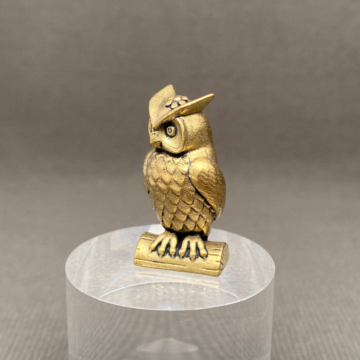 Owl Brass Archer Crafts Decoration Desktop Ornaments