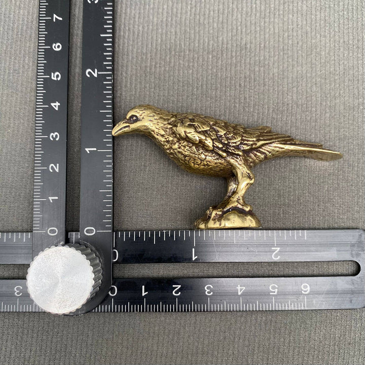 Brass Crow Desktop Ornament