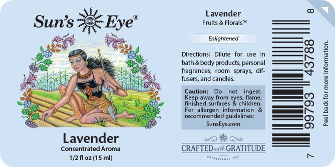 Lavender Essential Oil 5 fl oz for aromatherapy relaxation and spiritual wellness rituals