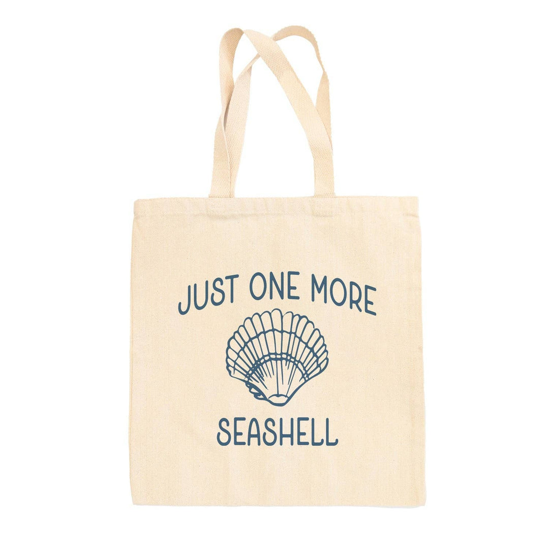 Just One More Seashell Tote Bag for beach days and coastal living