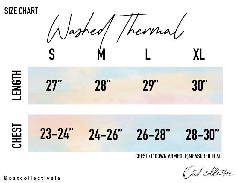 SALTY Thermal Vintage Pullover oversized mineral wash boho coastal sweatshirt for beach lovers