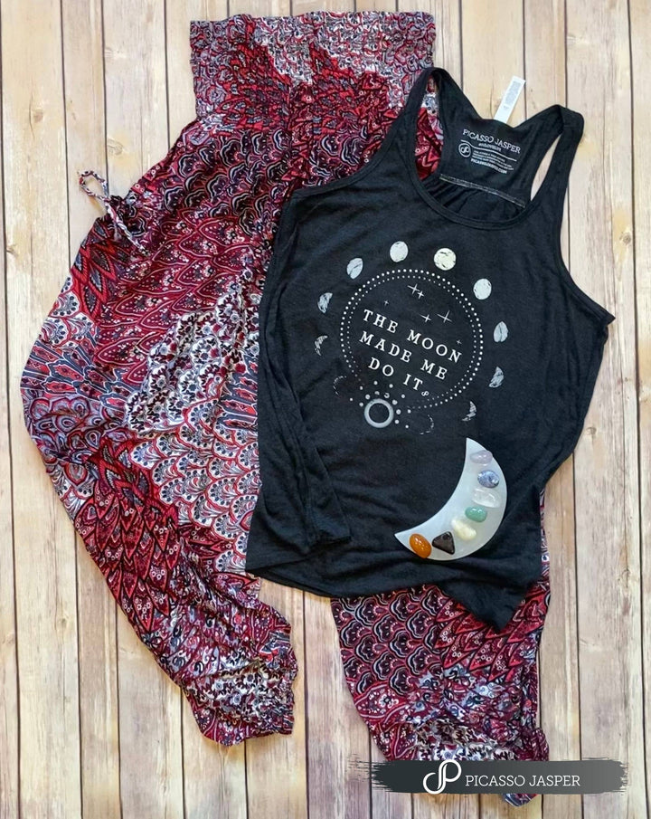 "The Moon Made Me Do It" Flowy Tank