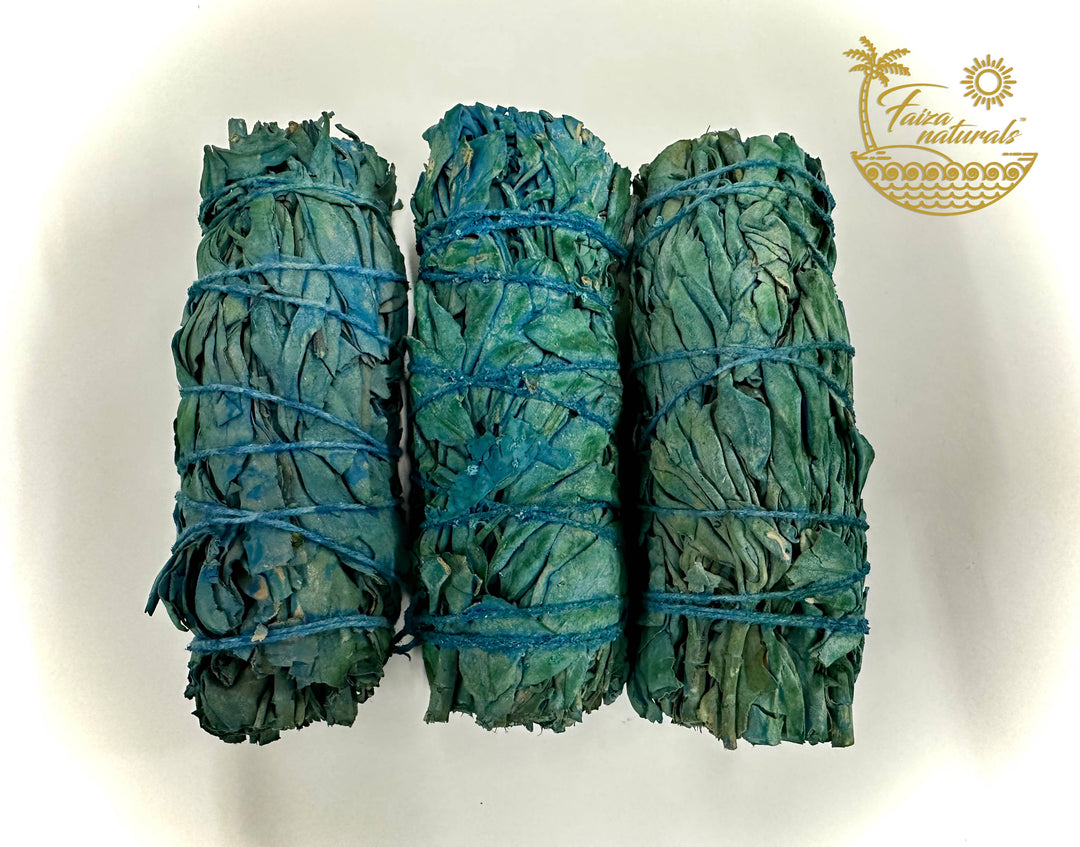 Nag Champa White Sage herb bundle for cleansing rituals and coastal spiritual wellness