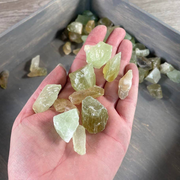 Green Calcite Healing Crystals