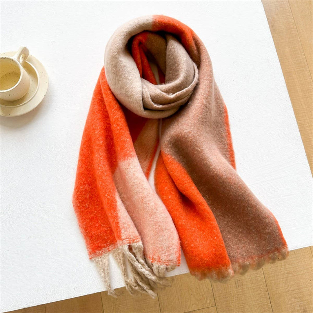 Thick Fringe Scarf