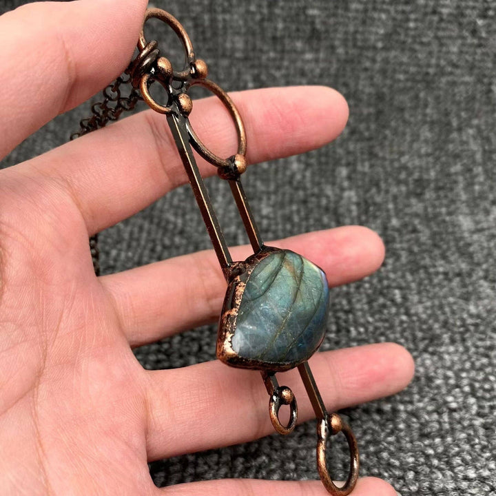 Vintage Labradorite Pendant Necklace