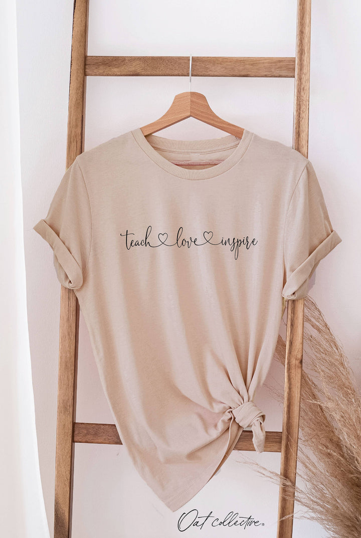 TEACH LOVE INSPIRE Graphic T-shirt