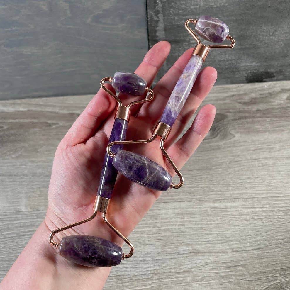 Gemstone Facial Rollers for Skincare