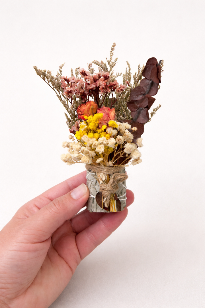 Handcrafted White Sage, Lavender &amp; Flower Smudge Sticks | Cleanse &amp; Serenity