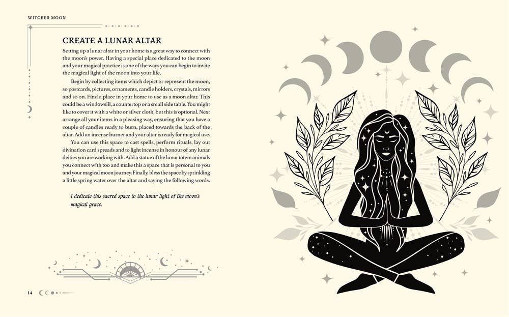 Moon Magic hardback book of lunar spells and rituals for an enchanted life