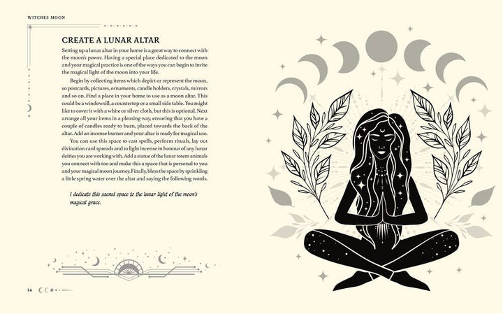 Moon Magic hardback book of lunar spells and rituals for an enchanted life
