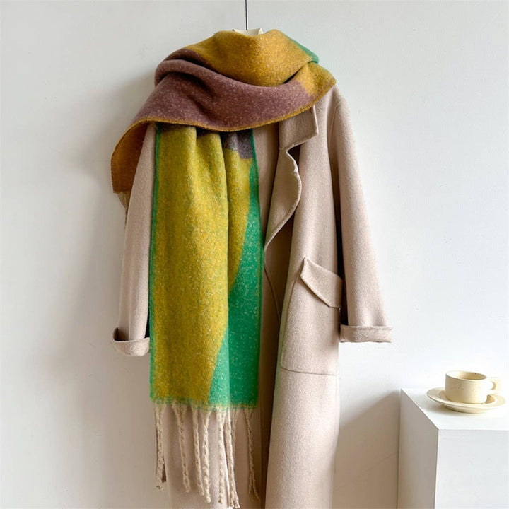 Thick Fringe Scarf