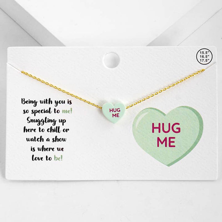 Gold Dipped Heart Candy Necklace layered with coastal charm and bohemian warmth