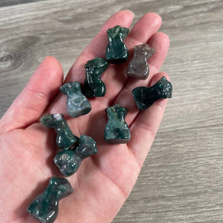 Small Gemstone Goddess Figurines