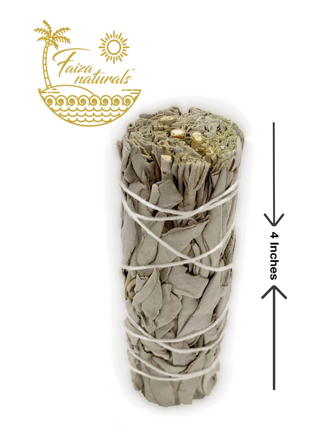 California White Sage Bundle 4 inch smudge stick for coastal energy cleansing ritual
