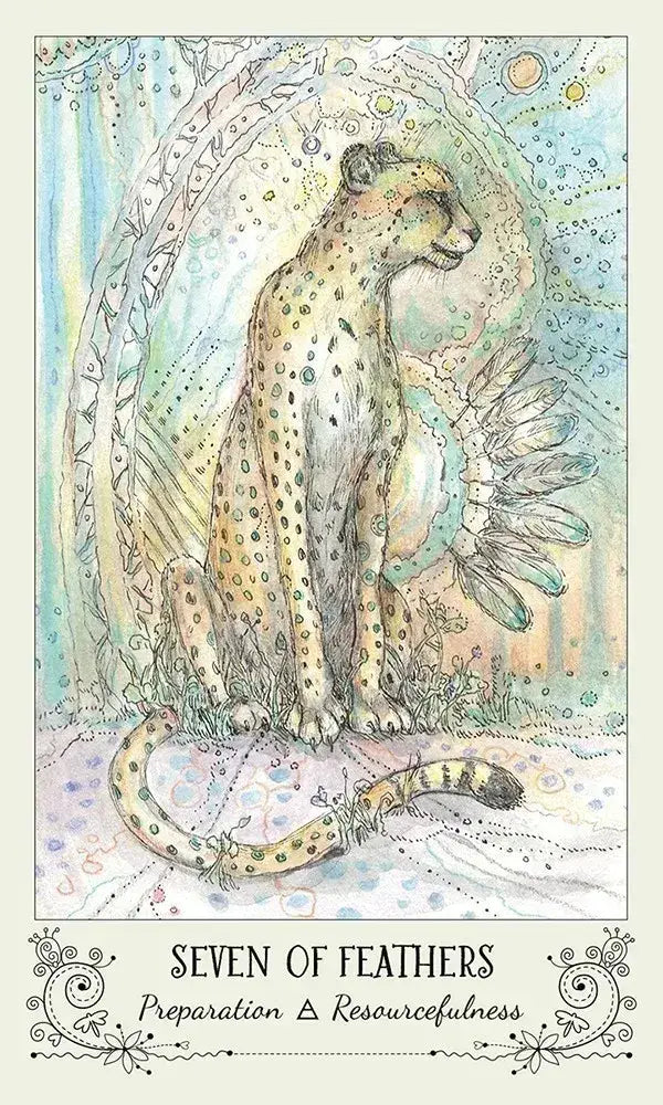 Spiritsong Tarot Deck by Paulina Cassidy with shamanic animal guide artwork