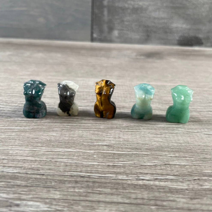 Small Gemstone Goddess Figurines
