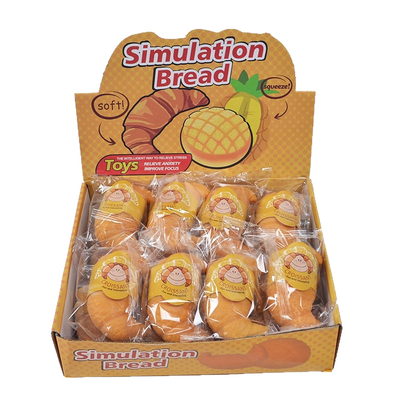 Croissant Shape Squishy Stress Toy