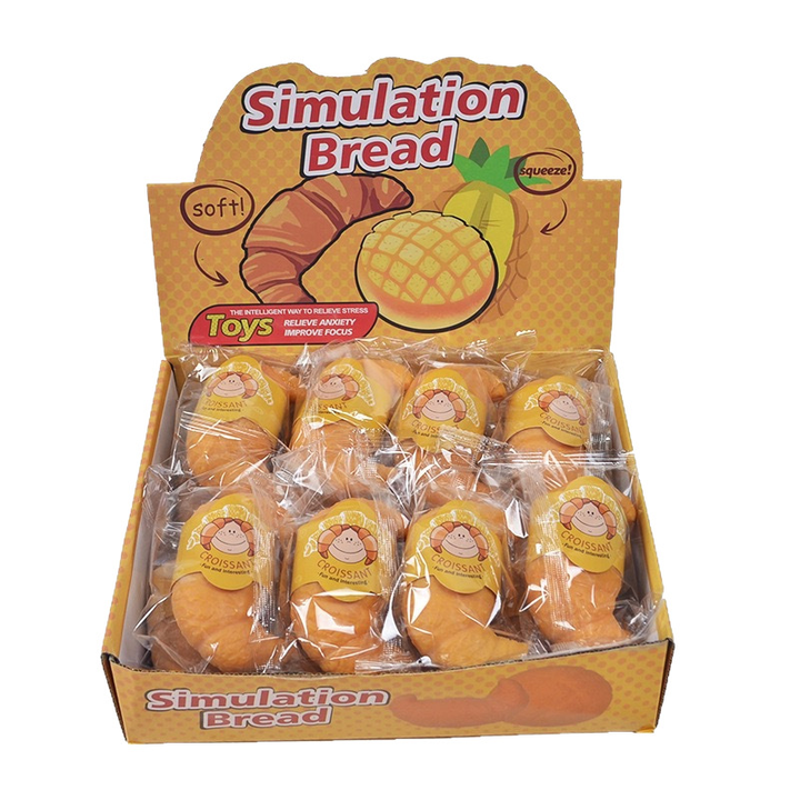 Croissant Shape Squishy Stress Toy