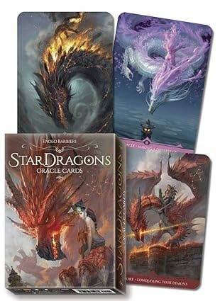 Barbieri Stardragons Oracle Cards deck for mystical guidance and soulful coastal living