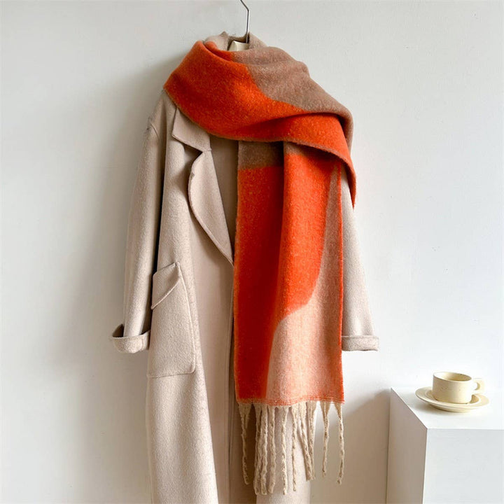 Thick Fringe Scarf