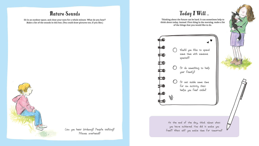 Find Your Calm activity book for anxious children, paperback from Anchored Soul Boutique