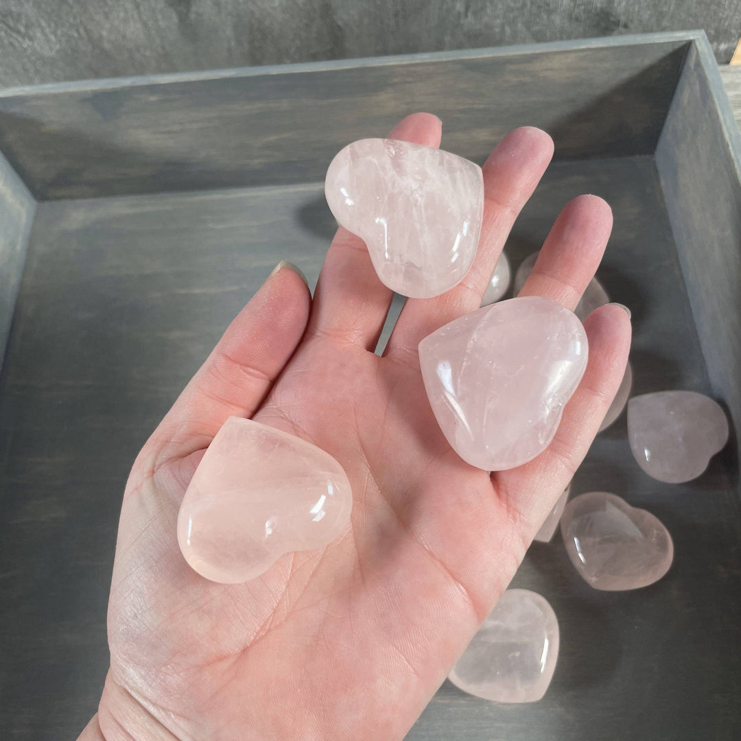 Rose Quartz Heart – Crystal Hearts for Healing &amp; Gifts