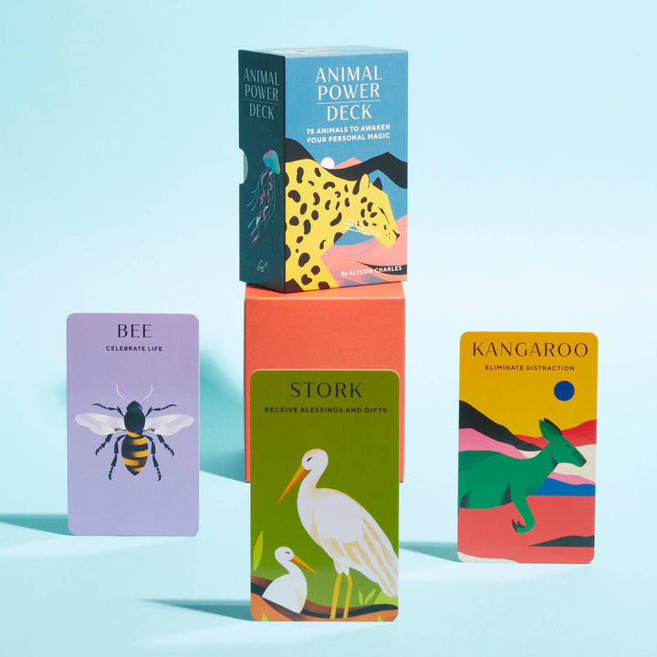 Animal Power Deck oracle cards featuring illustrated animal wisdom for soulful spiritual guidance