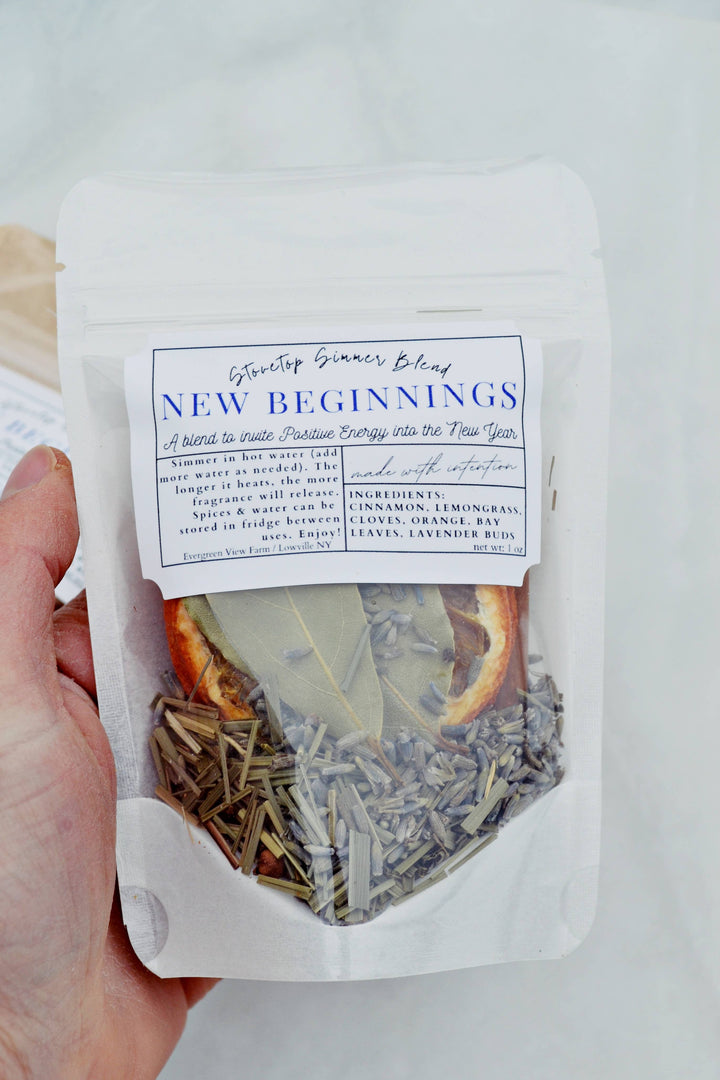 Simmer Pot Kit Stovetop Blend New Beginning January New Year
