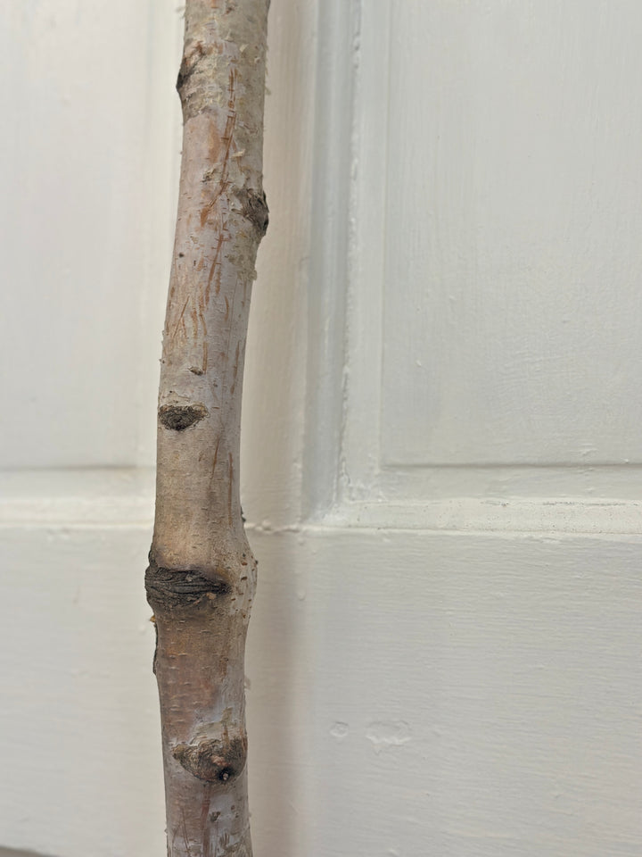 Birch Wood Witches Broom- 5ft | Blue Calcite | Peaceful Magic