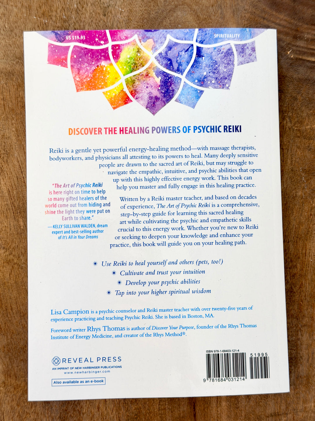 The Art of Psychic Reiki by Lisa Campion energy healing book for empaths