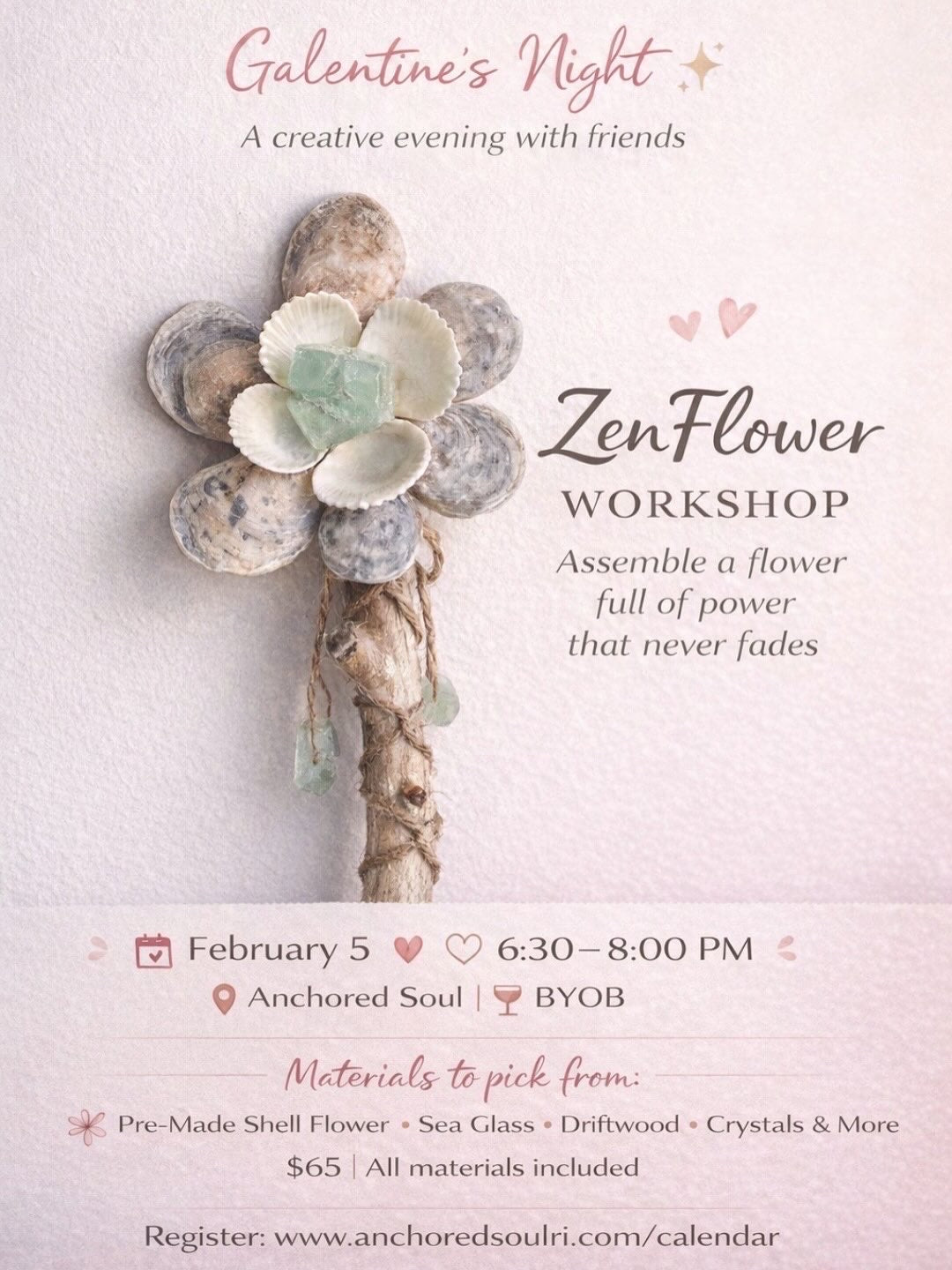 Galentine's ZenFlower Workshop