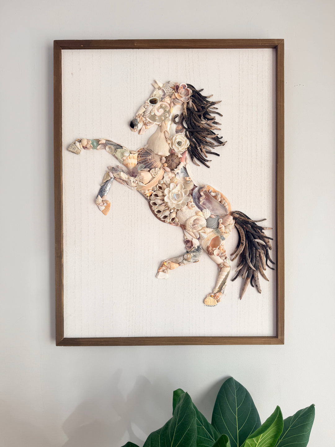 Anchored Soul | Fire Horse Assemblage | Wall Art