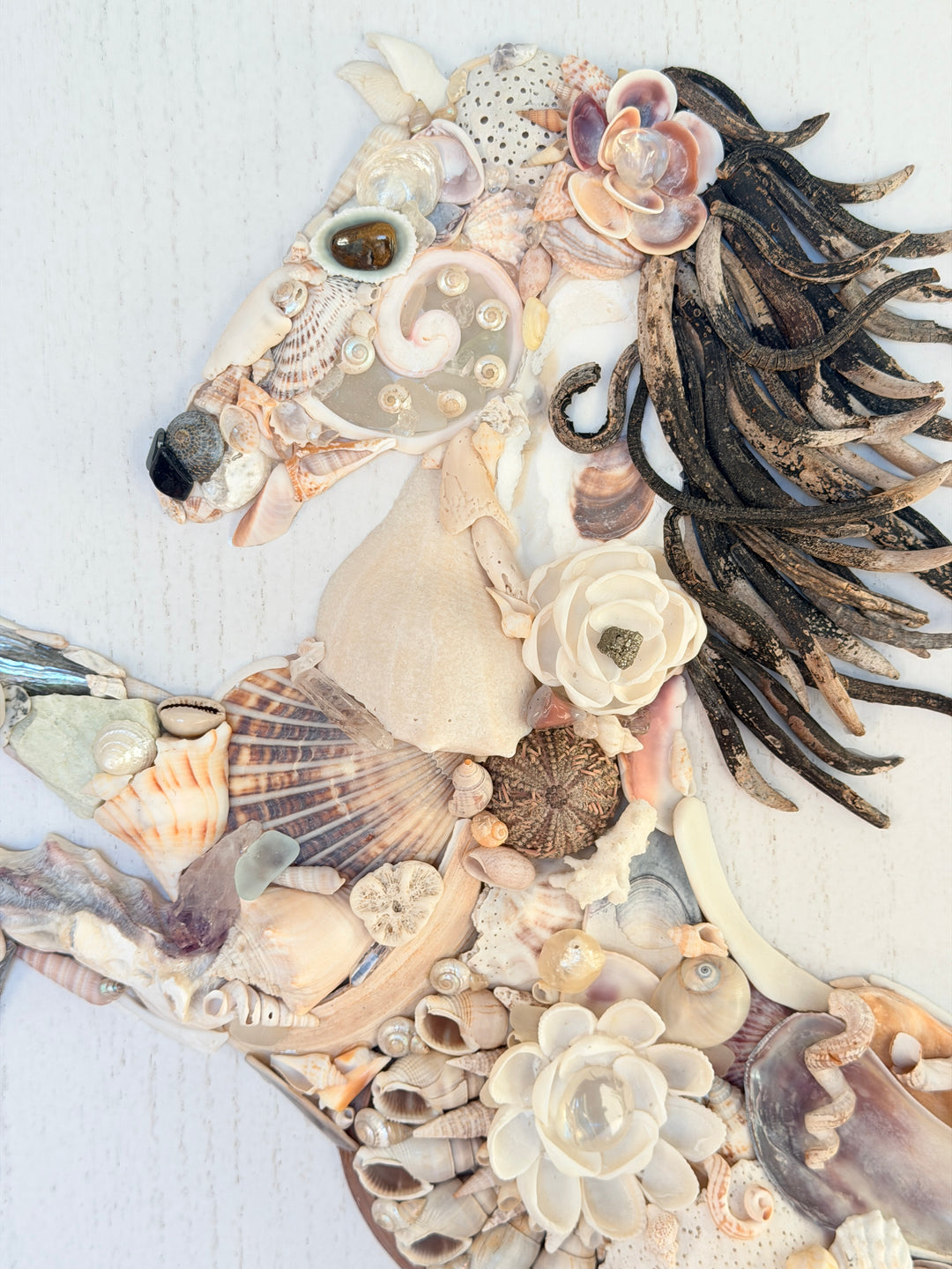 Anchored Soul | Fire Horse Assemblage | Wall Art