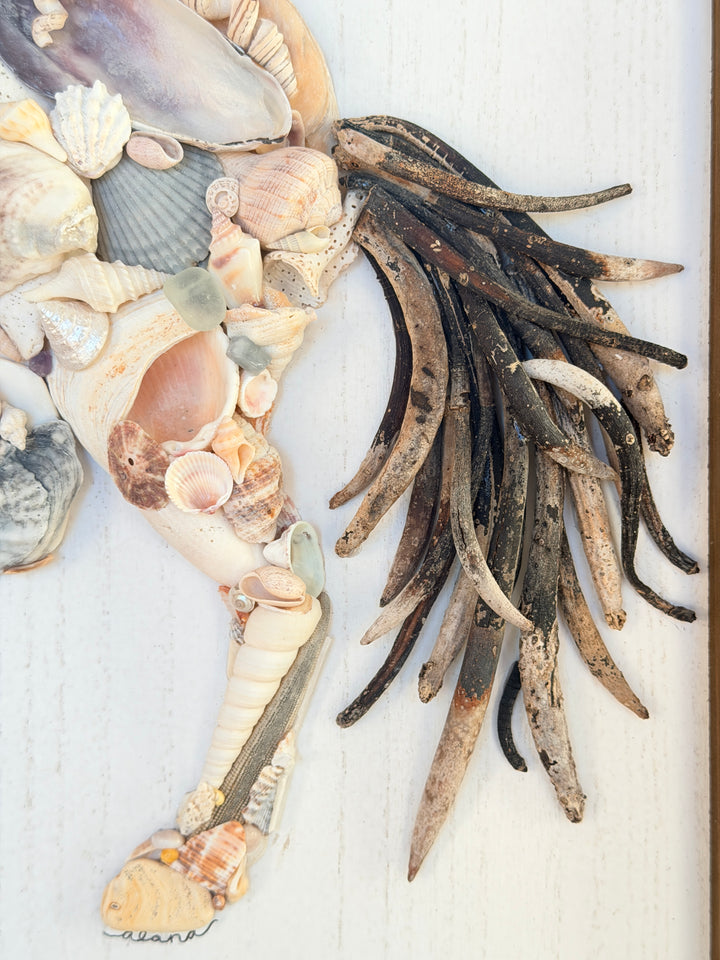 Anchored Soul | Fire Horse Assemblage | Wall Art
